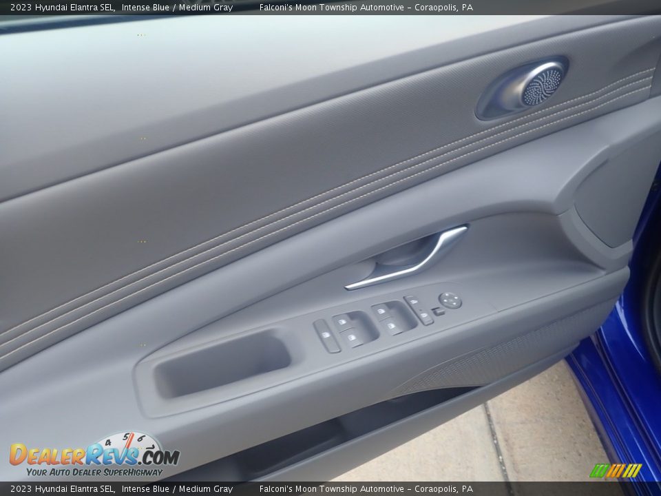 2023 Hyundai Elantra SEL Intense Blue / Medium Gray Photo #14