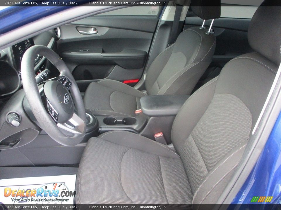 2021 Kia Forte LXS Deep Sea Blue / Black Photo #6