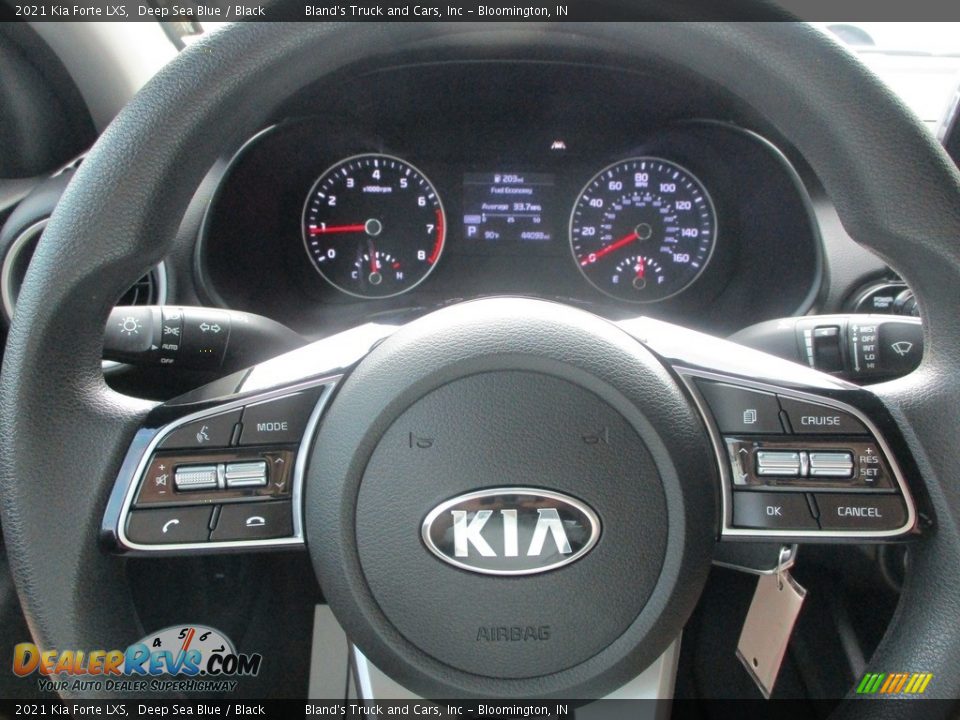 2021 Kia Forte LXS Deep Sea Blue / Black Photo #10