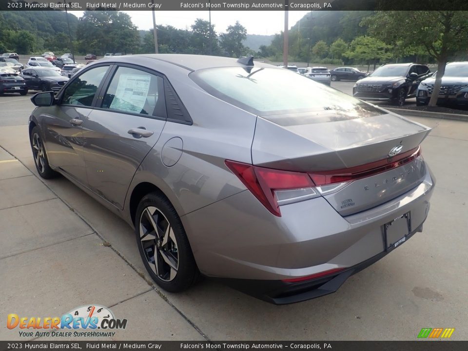 2023 Hyundai Elantra SEL Fluid Metal / Medium Gray Photo #5