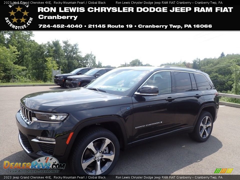 2023 Jeep Grand Cherokee 4XE Rocky Mountain Pearl / Global Black Photo #1