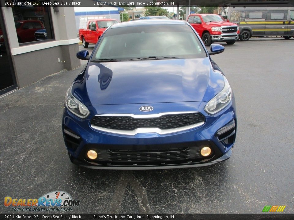 2021 Kia Forte LXS Deep Sea Blue / Black Photo #21