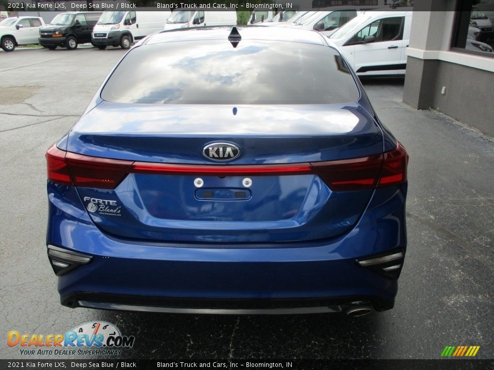 2021 Kia Forte LXS Deep Sea Blue / Black Photo #23