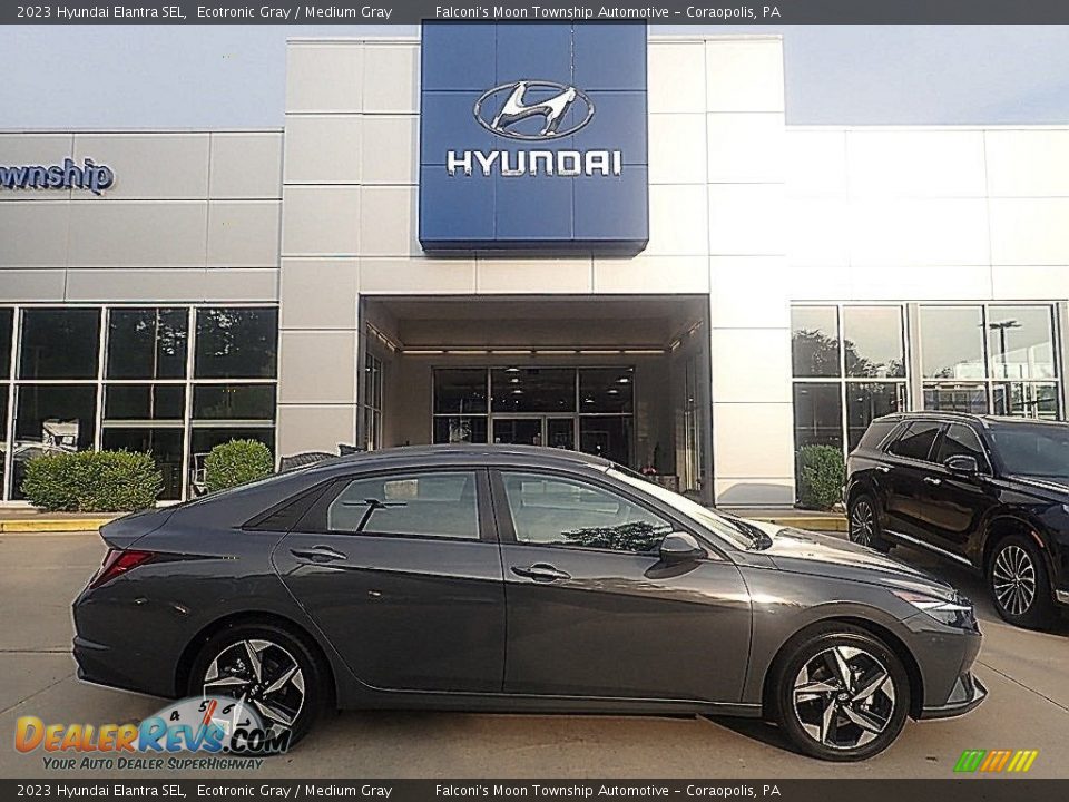 2023 Hyundai Elantra SEL Ecotronic Gray / Medium Gray Photo #1