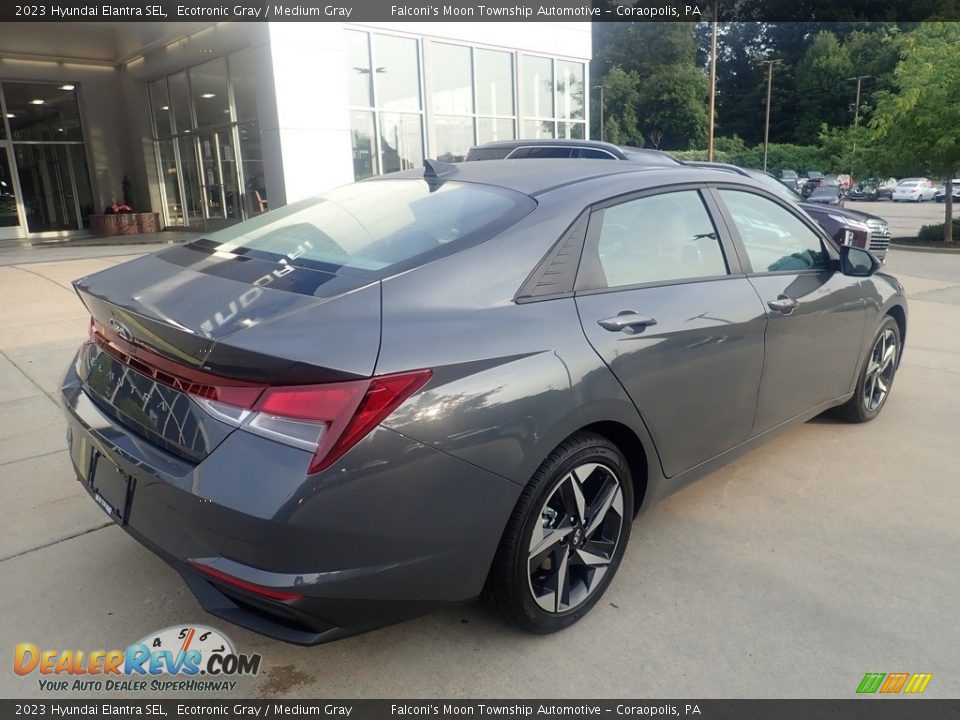 2023 Hyundai Elantra SEL Ecotronic Gray / Medium Gray Photo #2