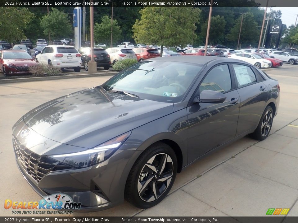 2023 Hyundai Elantra SEL Ecotronic Gray / Medium Gray Photo #7