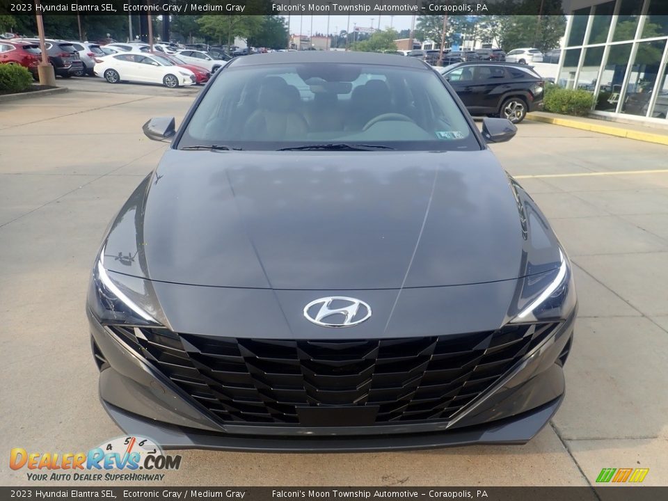 2023 Hyundai Elantra SEL Ecotronic Gray / Medium Gray Photo #8