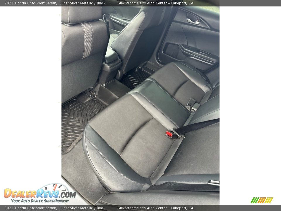2021 Honda Civic Sport Sedan Lunar Silver Metallic / Black Photo #13