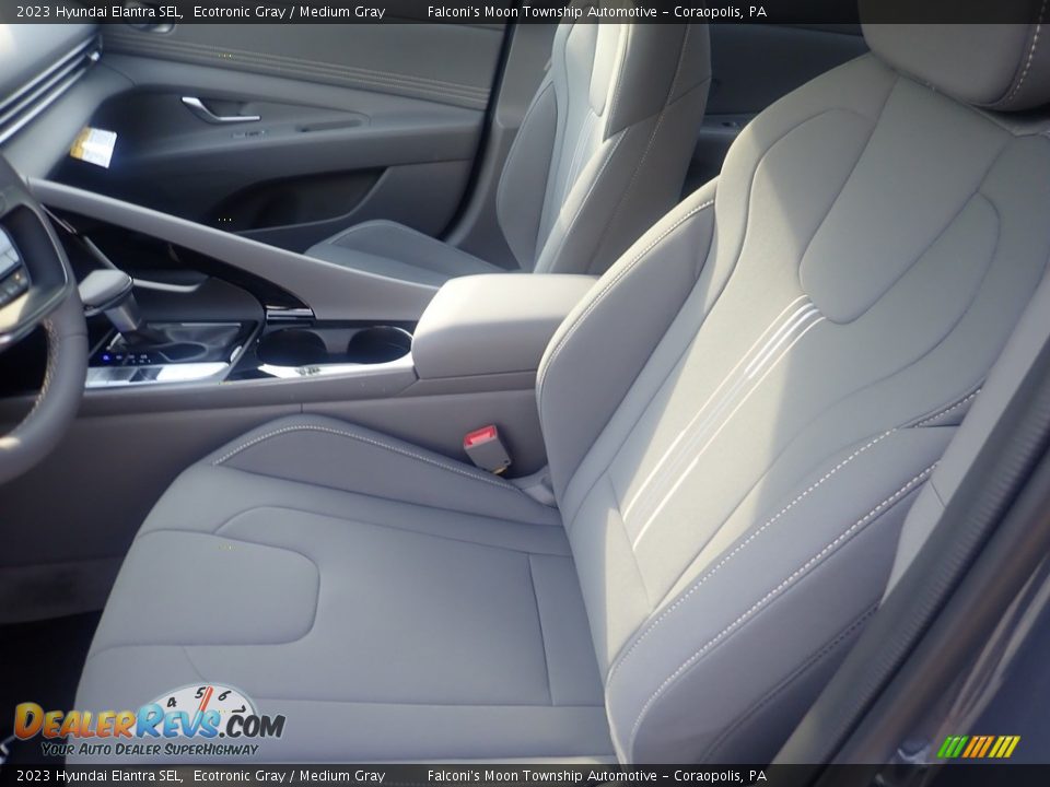 2023 Hyundai Elantra SEL Ecotronic Gray / Medium Gray Photo #11