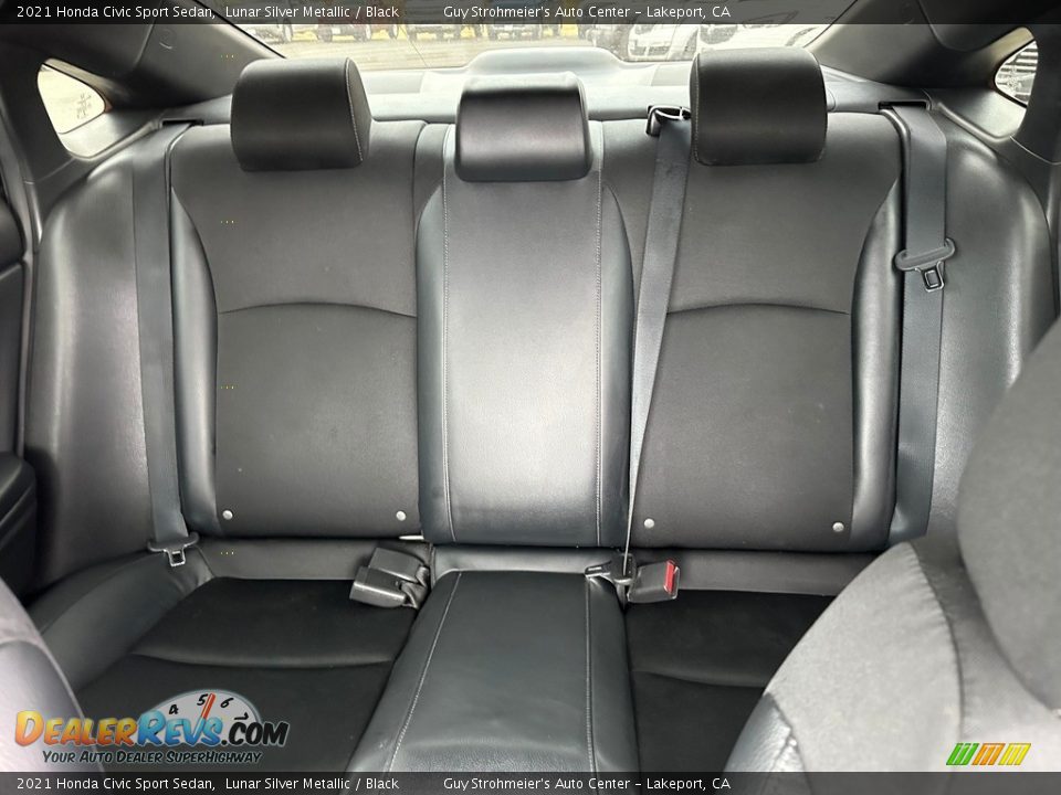Rear Seat of 2021 Honda Civic Sport Sedan Photo #14