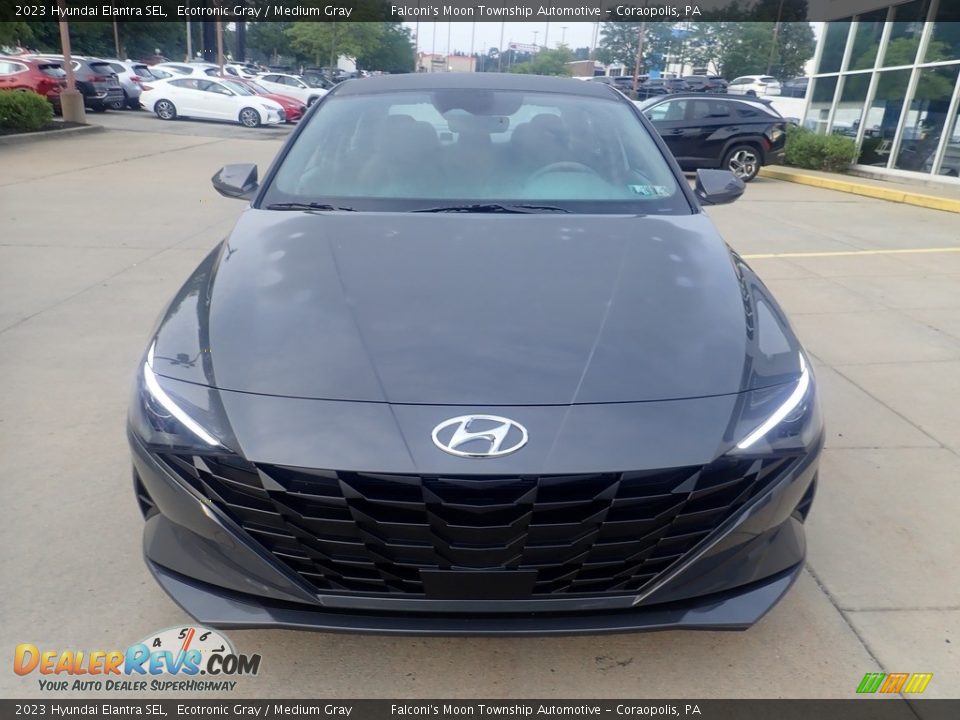 2023 Hyundai Elantra SEL Ecotronic Gray / Medium Gray Photo #8