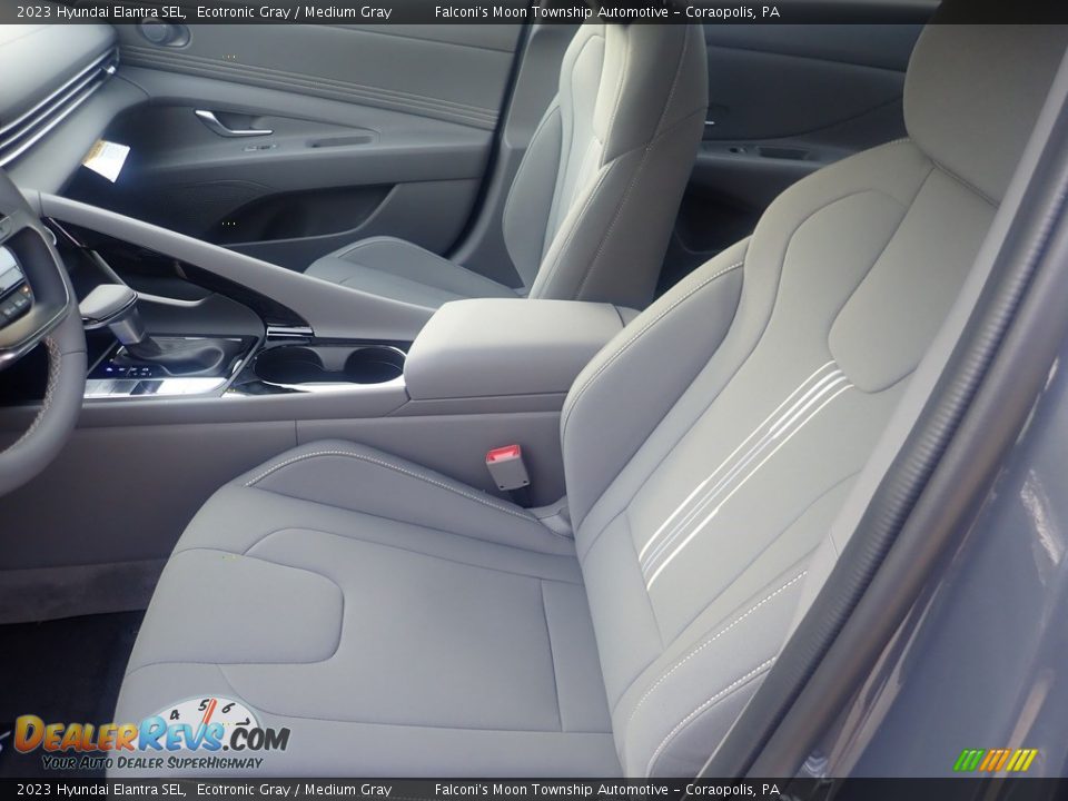 2023 Hyundai Elantra SEL Ecotronic Gray / Medium Gray Photo #11