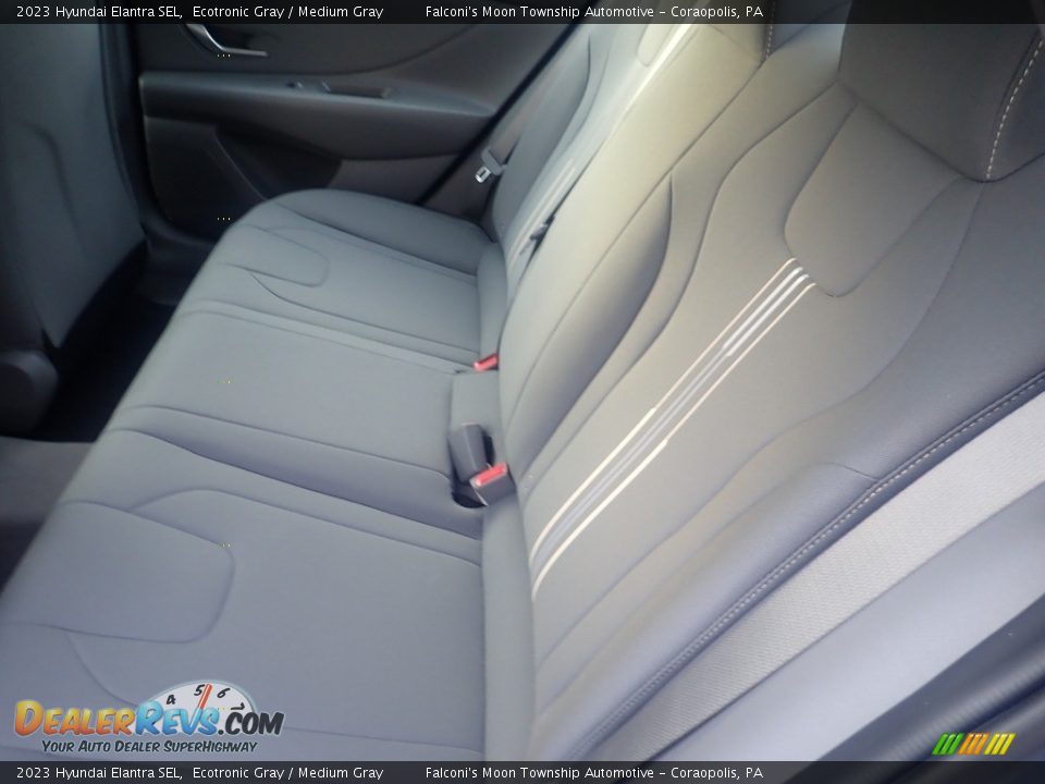 2023 Hyundai Elantra SEL Ecotronic Gray / Medium Gray Photo #12