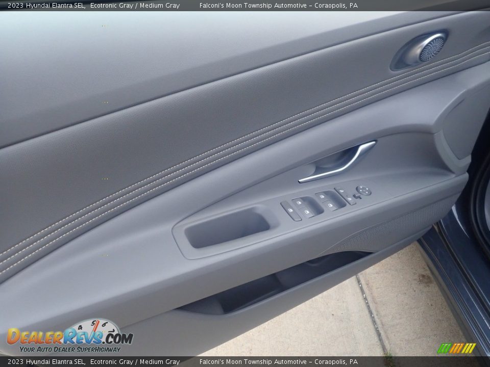 2023 Hyundai Elantra SEL Ecotronic Gray / Medium Gray Photo #14