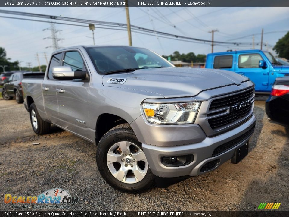 Front 3/4 View of 2021 Ram 1500 Big Horn Quad Cab 4x4 Photo #2