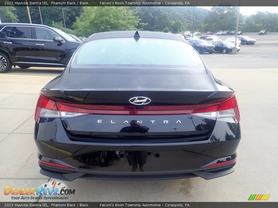 2023 Hyundai Elantra SEL Phantom Black / Black Photo #3