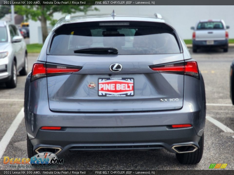 2021 Lexus NX 300 AWD Nebula Gray Pearl / Rioja Red Photo #4