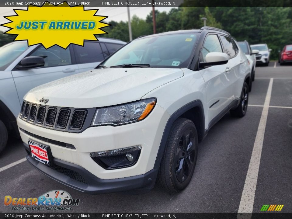 2020 Jeep Compass Altitude 4x4 White / Black Photo #1