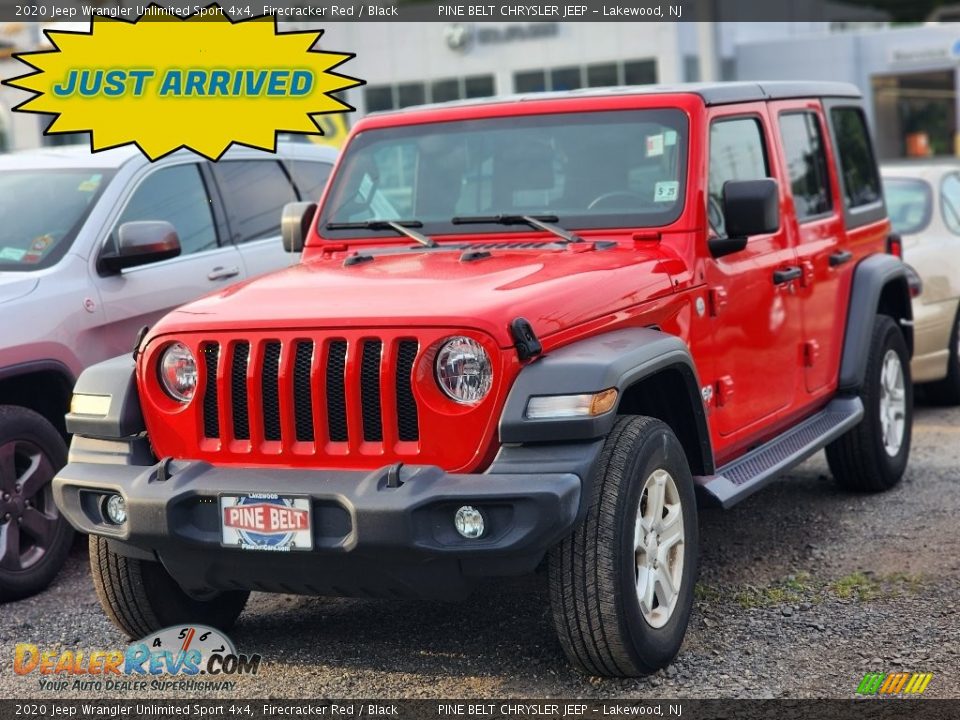 2020 Jeep Wrangler Unlimited Sport 4x4 Firecracker Red / Black Photo #1