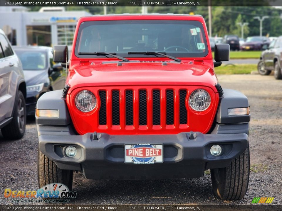 2020 Jeep Wrangler Unlimited Sport 4x4 Firecracker Red / Black Photo #2