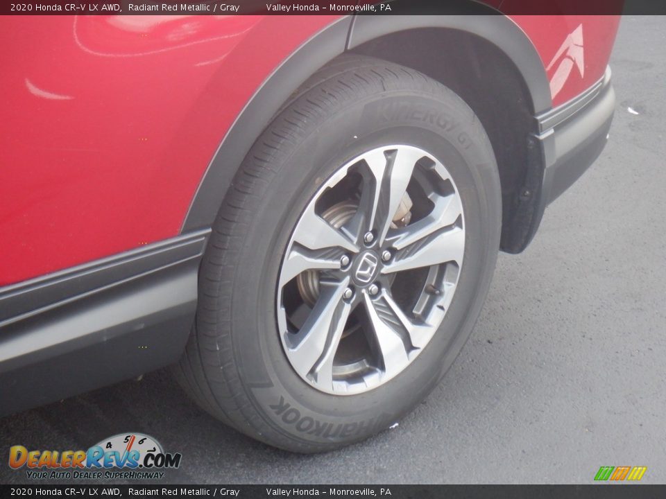 2020 Honda CR-V LX AWD Radiant Red Metallic / Gray Photo #2