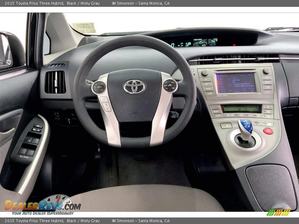 Dashboard of 2015 Toyota Prius Three Hybrid Photo #4