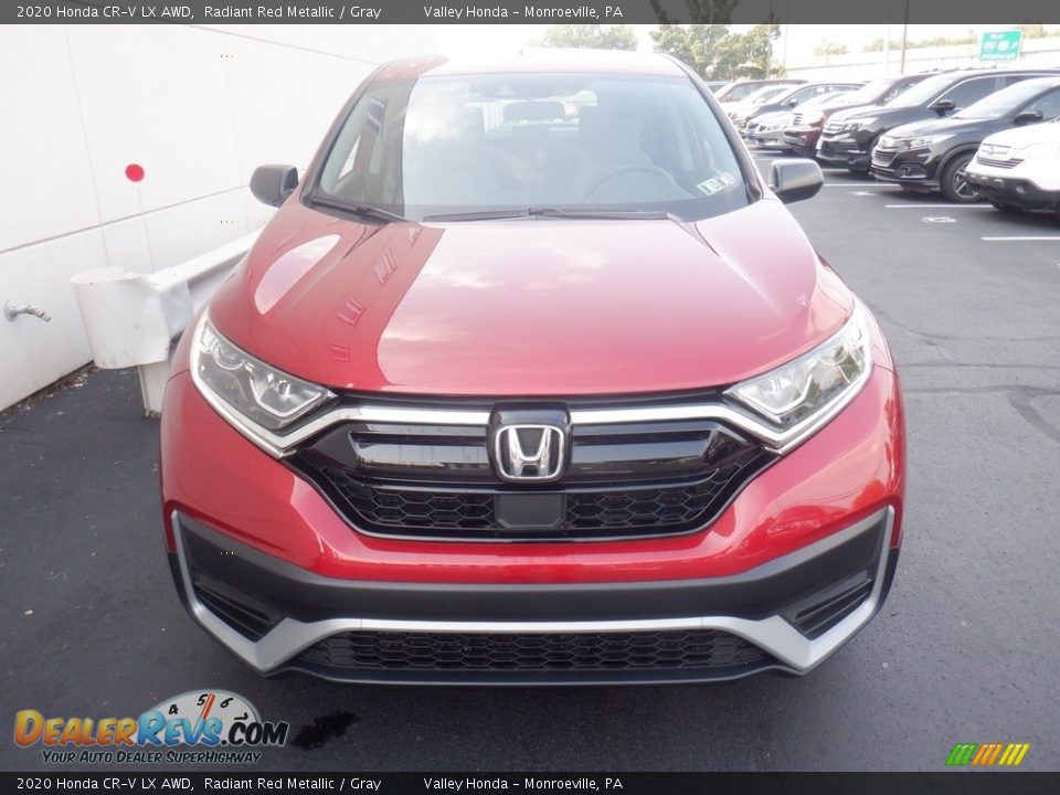 2020 Honda CR-V LX AWD Radiant Red Metallic / Gray Photo #3