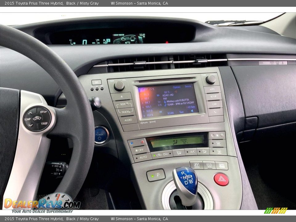 Controls of 2015 Toyota Prius Three Hybrid Photo #5