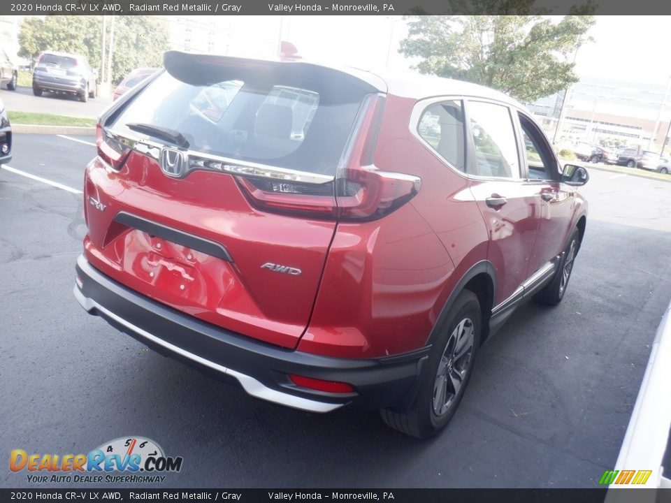 2020 Honda CR-V LX AWD Radiant Red Metallic / Gray Photo #5