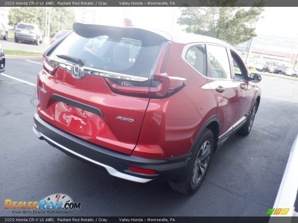 2020 Honda CR-V LX AWD Radiant Red Metallic / Gray Photo #5