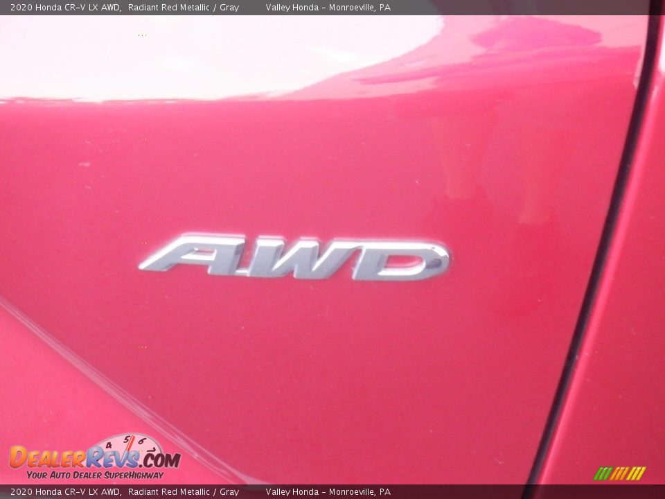 2020 Honda CR-V LX AWD Radiant Red Metallic / Gray Photo #6