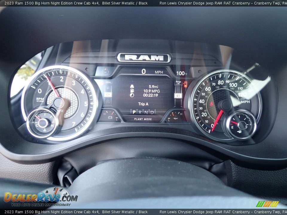 2023 Ram 1500 Big Horn Night Edition Crew Cab 4x4 Gauges Photo #17