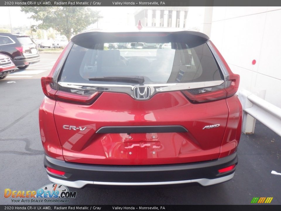 2020 Honda CR-V LX AWD Radiant Red Metallic / Gray Photo #7