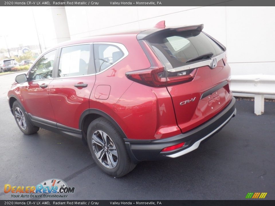 2020 Honda CR-V LX AWD Radiant Red Metallic / Gray Photo #8