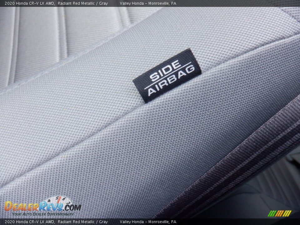 2020 Honda CR-V LX AWD Radiant Red Metallic / Gray Photo #13