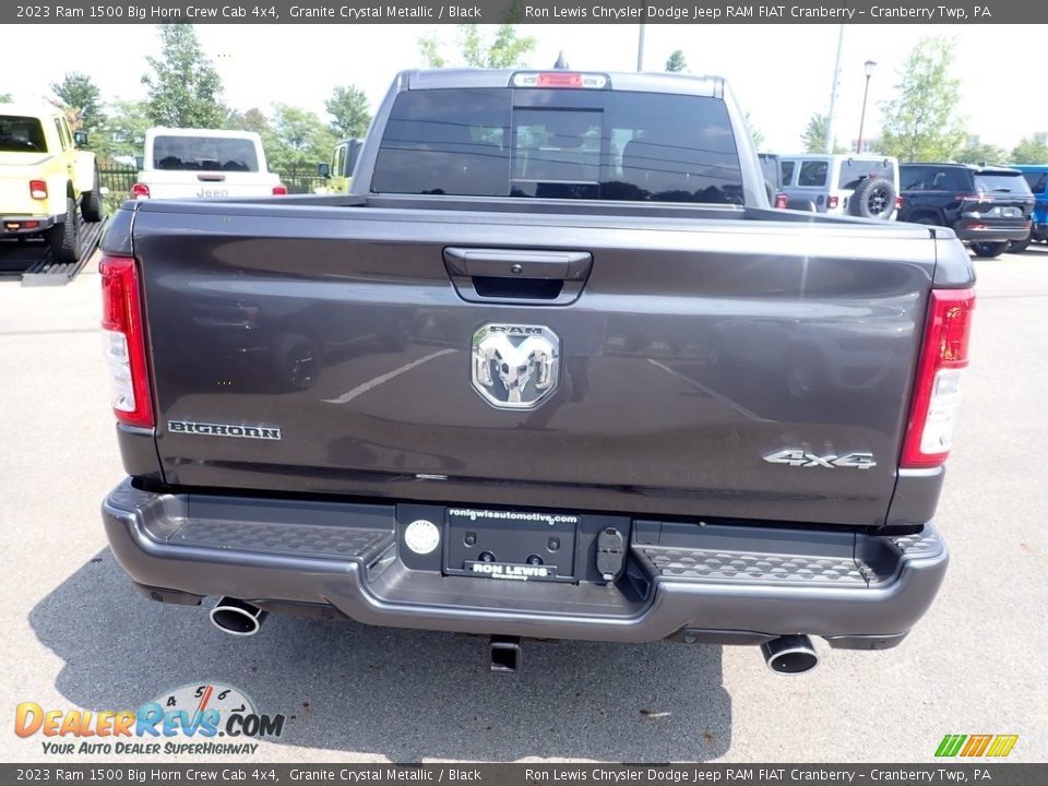 2023 Ram 1500 Big Horn Crew Cab 4x4 Granite Crystal Metallic / Black Photo #4