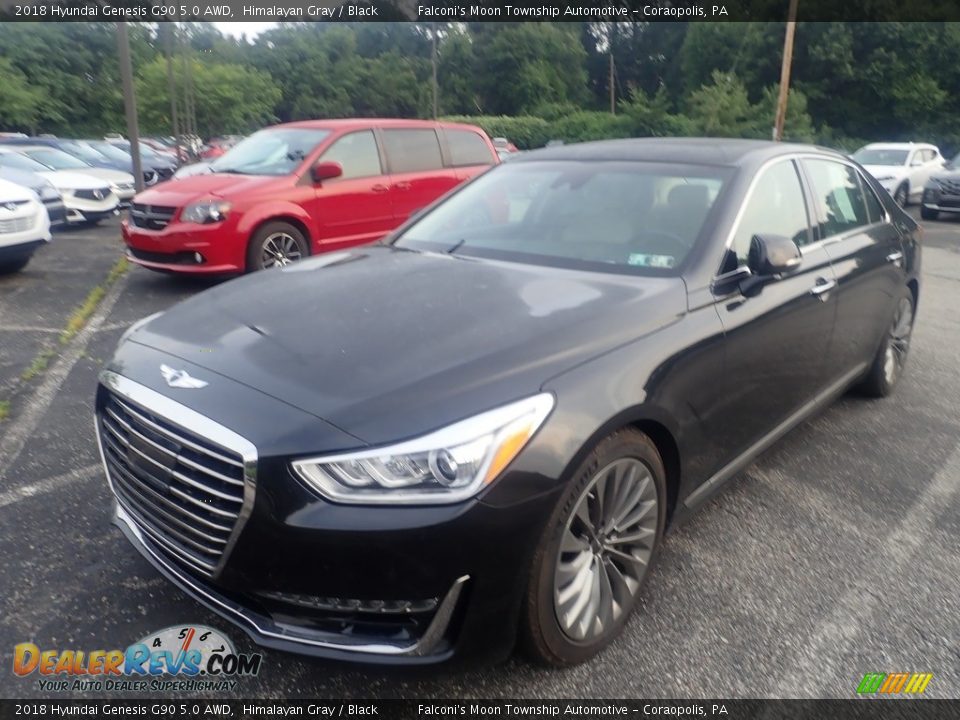 2018 Hyundai Genesis G90 5.0 AWD Himalayan Gray / Black Photo #1