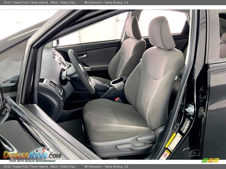 Front Seat of 2015 Toyota Prius Three Hybrid Photo #18