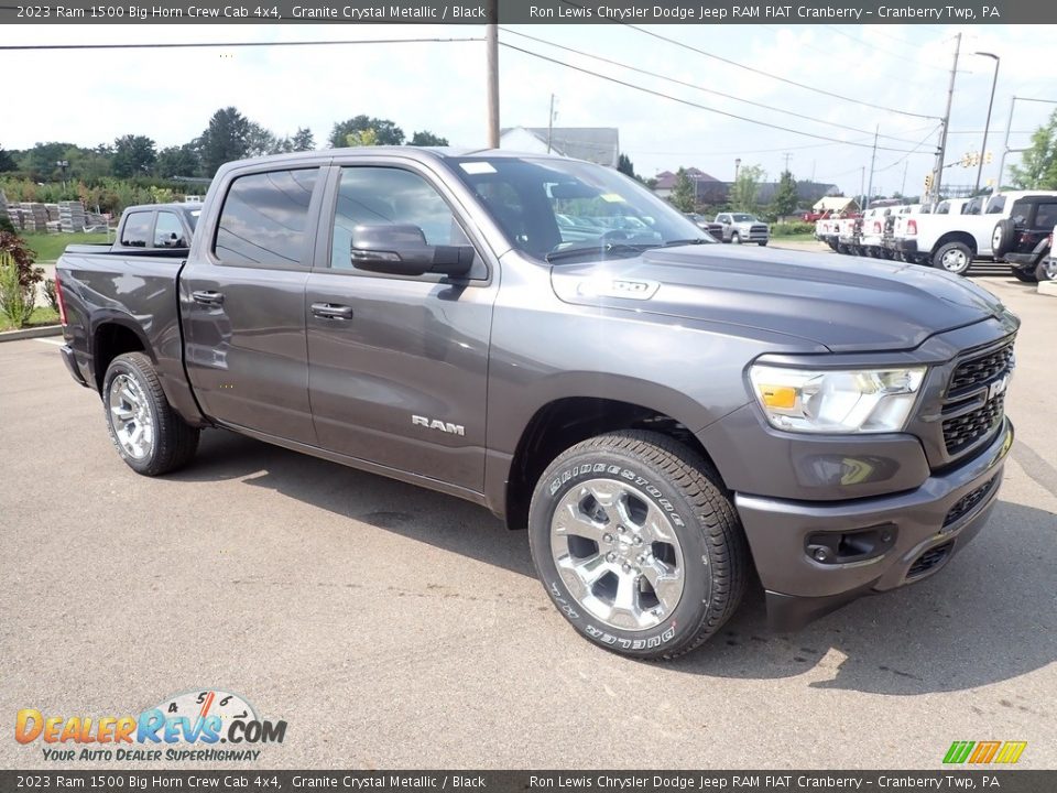 2023 Ram 1500 Big Horn Crew Cab 4x4 Granite Crystal Metallic / Black Photo #7