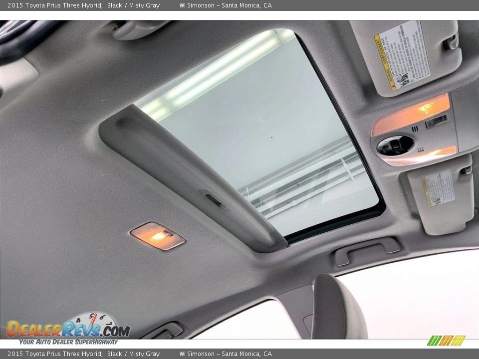 Sunroof of 2015 Toyota Prius Three Hybrid Photo #25