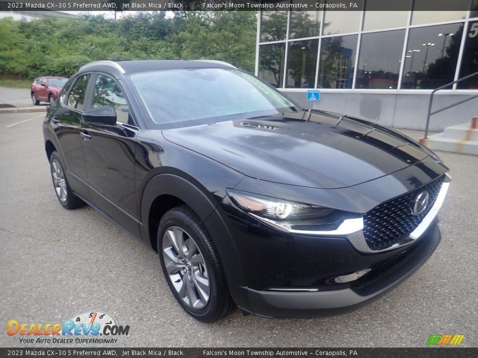 2023 Mazda CX-30 S Preferred AWD Jet Black Mica / Black Photo #9