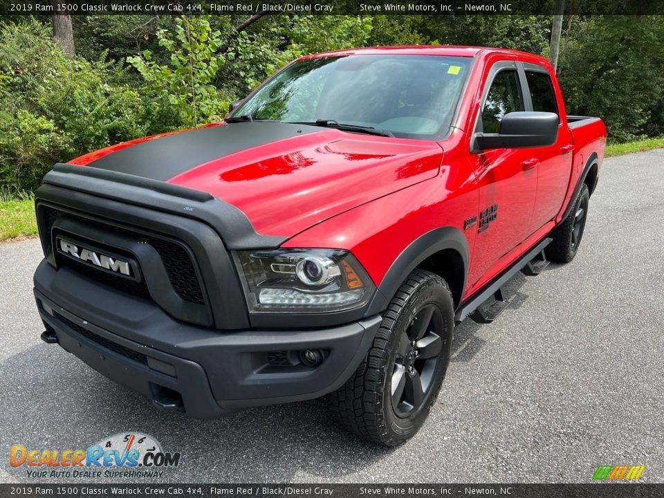 Flame Red 2019 Ram 1500 Classic Warlock Crew Cab 4x4 Photo #2