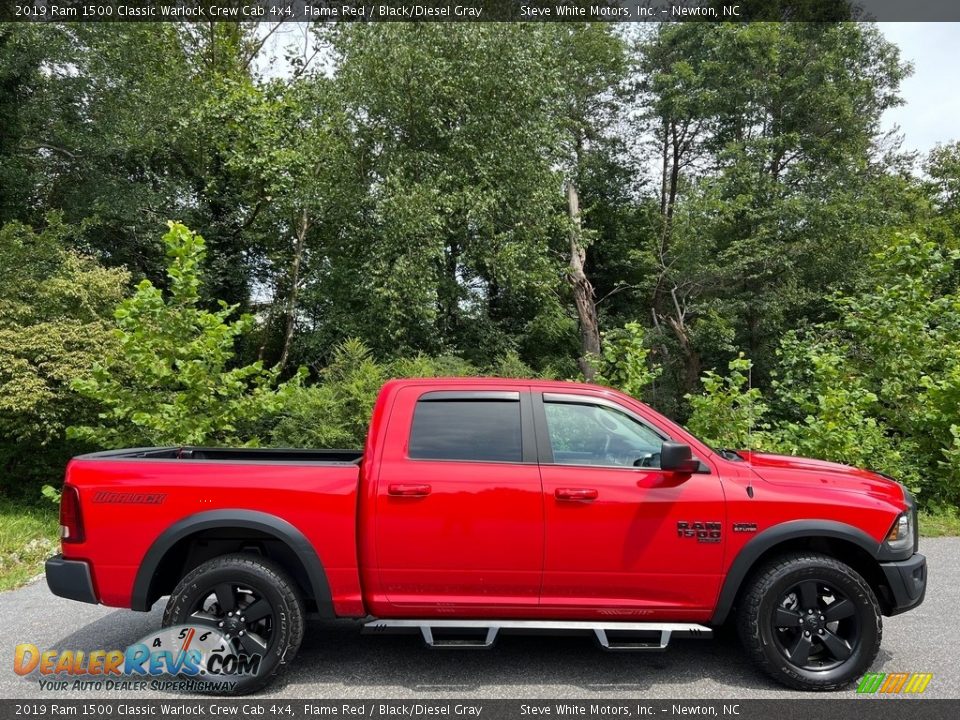 Flame Red 2019 Ram 1500 Classic Warlock Crew Cab 4x4 Photo #5