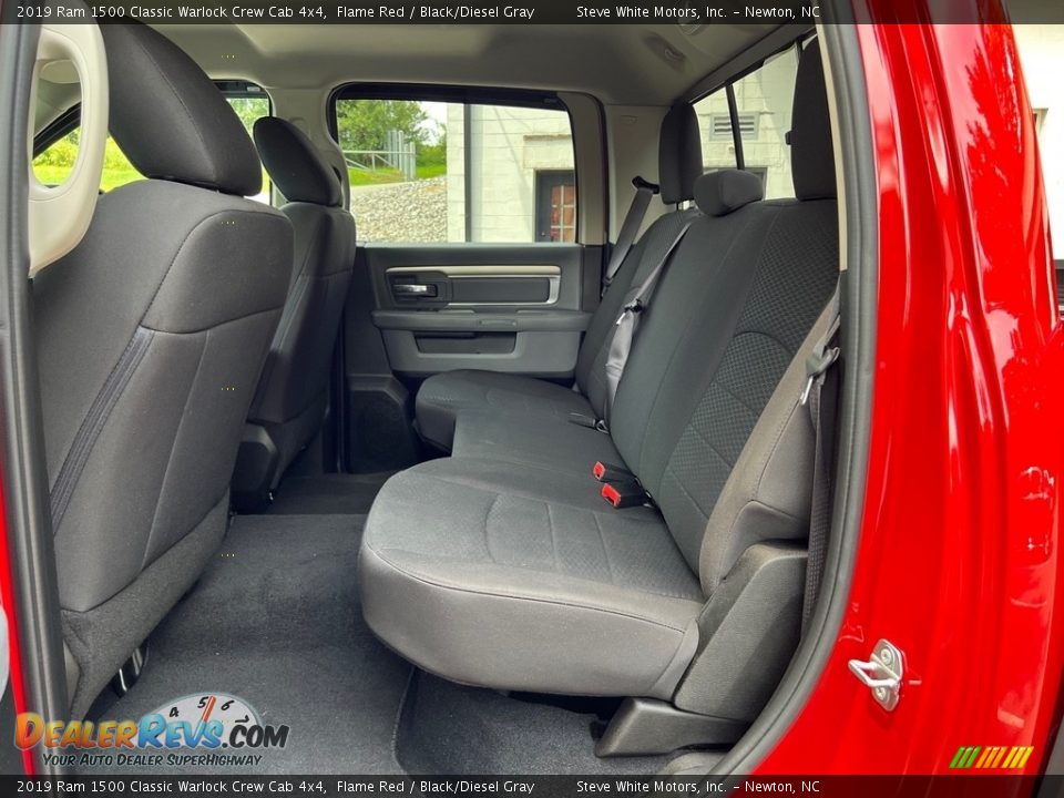 Rear Seat of 2019 Ram 1500 Classic Warlock Crew Cab 4x4 Photo #13
