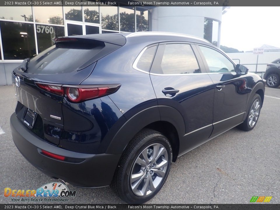 2023 Mazda CX-30 S Select AWD Deep Crystal Blue Mica / Black Photo #2