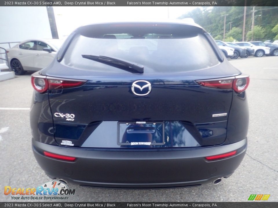 2023 Mazda CX-30 S Select AWD Deep Crystal Blue Mica / Black Photo #3