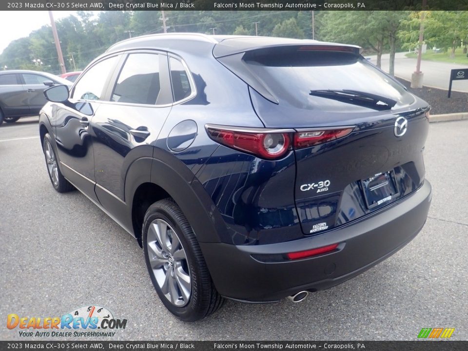 2023 Mazda CX-30 S Select AWD Deep Crystal Blue Mica / Black Photo #5