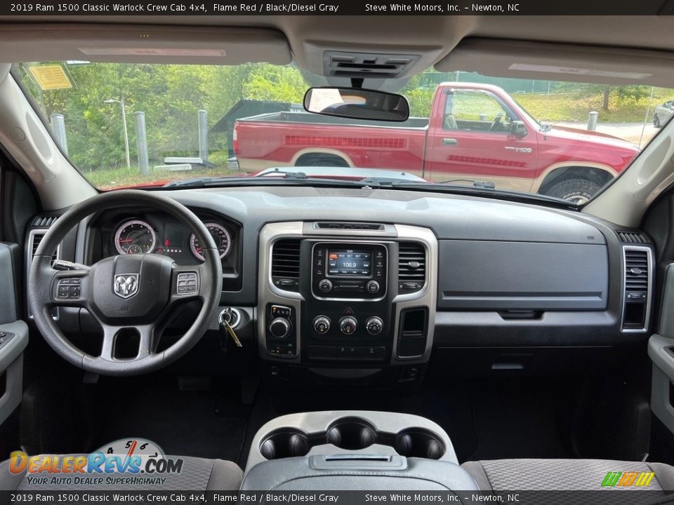 Dashboard of 2019 Ram 1500 Classic Warlock Crew Cab 4x4 Photo #17