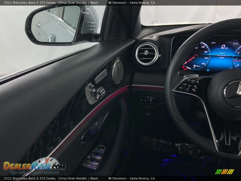 2022 Mercedes-Benz E 350 Sedan Cirrus Silver Metallic / Black Photo #25