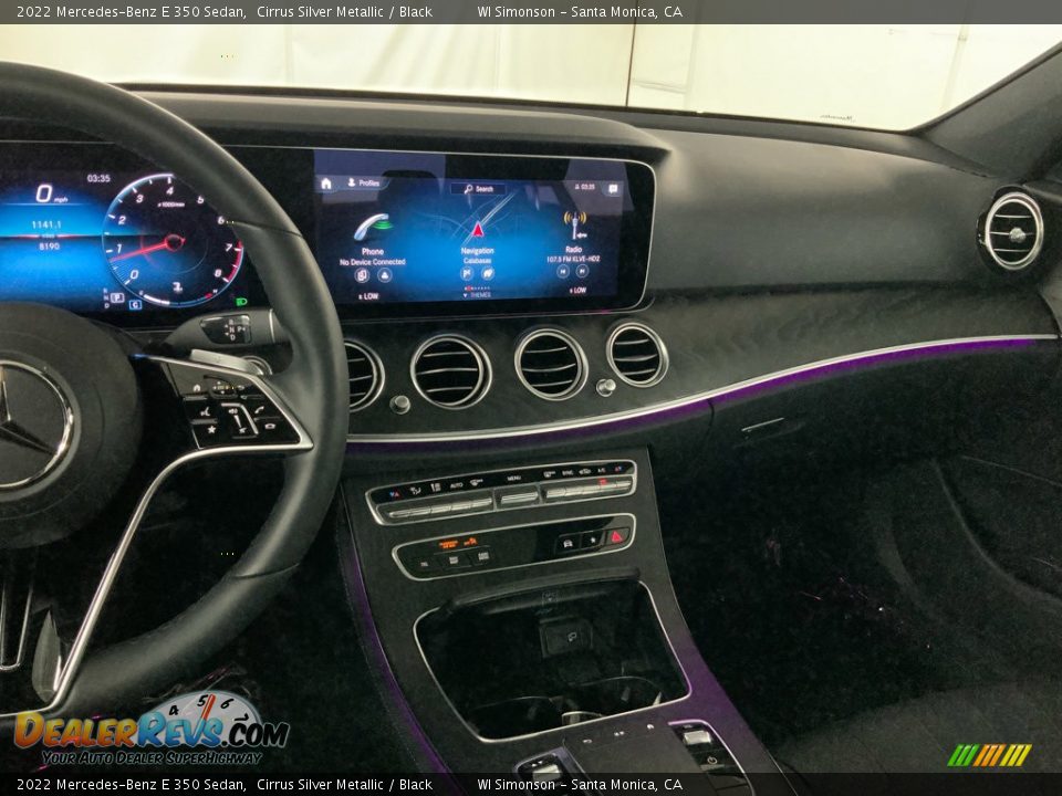 2022 Mercedes-Benz E 350 Sedan Cirrus Silver Metallic / Black Photo #26